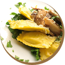 Tortello ricotta e spinaci